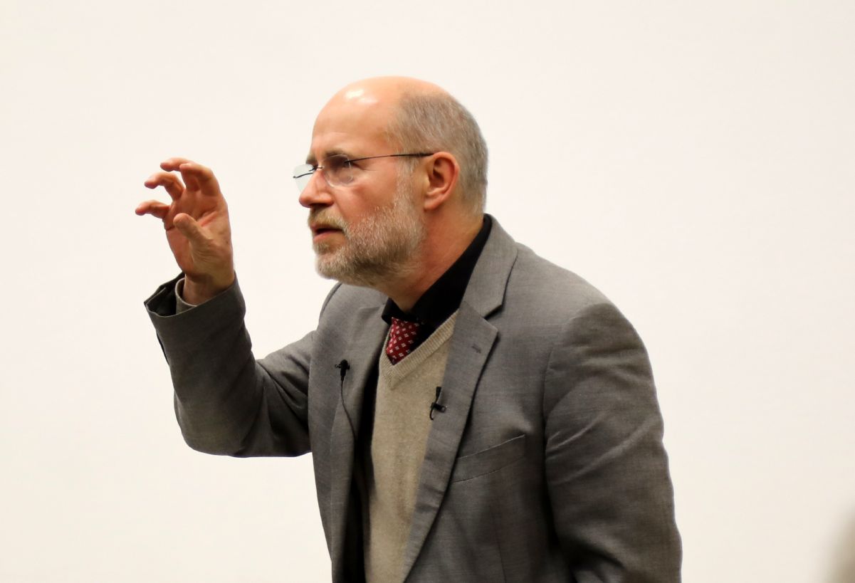 „Wissen Sie, was Sie anrichten?“, fragte Professor Dr. Harald Lesch beim Würzburger Diözesanempfang 2019.