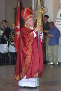 Bischof Dr. Paul-Werner Scheele bei seinem Abschied am 13. Juli 2003.