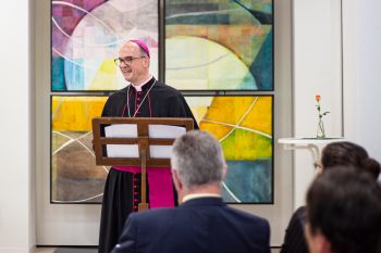 Bischof Dr. Franz Jung freute sich auf eine weiterhin gute und konstruktive Zusammenarbeit.