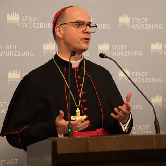 Bischof Dr. Franz Jung war Hauptredner beim Neujahrsempfang der Stadt Würzburg am Sonntag, 12. Januar 2020, im Rathaus.