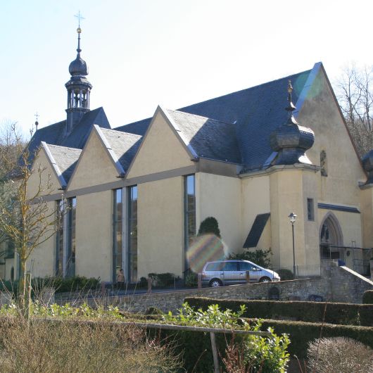 Die Wallfahrtskirche von Retzbach (Landkreis Main-Spessart).