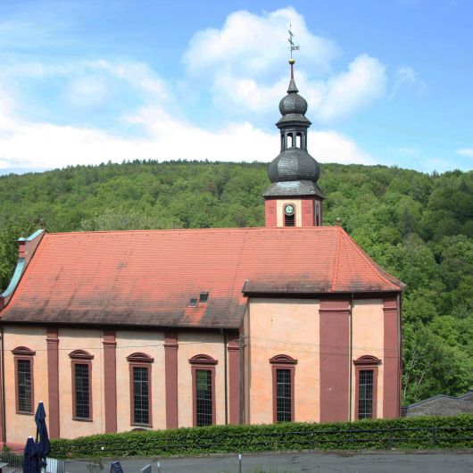 Die Wallfahrtskirche von Mariabuchen (Landkreis Main-Spessart).