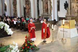 Mit einem feierlichen Pontifikalgottesdienst im Würzburger Kiliansdom ist am Sonntag, 12. Juli, die Kiliani-Wallfahrtswoche zu Ende gegangen.