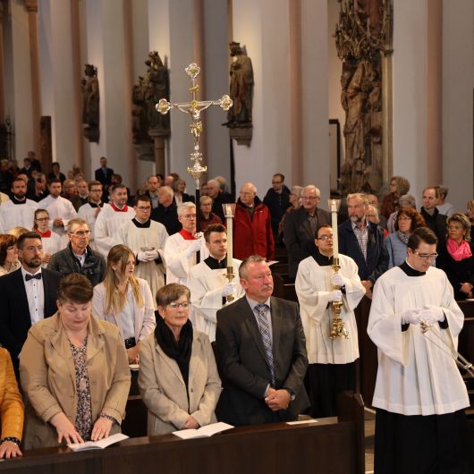 Bei einem Pontifikalgottesdienst am Samstag, 26. September, hat Bischof Dr. Franz Jung im Würzburger Kiliansdom Benjamin Schimmer und Manuel Thomas zu Diakonen geweiht. 