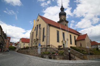 Die Kirche "Heiliger Kilian" in Mellrichstadt