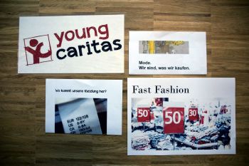 youngcaritas leitet Firm-Modul über "Fast Fashion". 