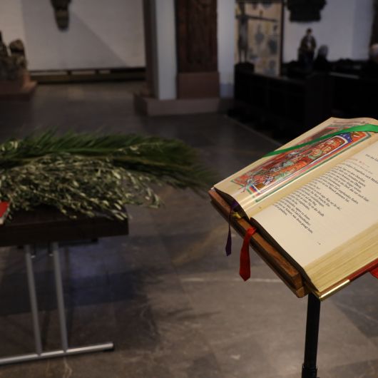 Mit einem Pontifikalgottesdienst im Würzburger Kiliansdom hat Bischof Dr. Franz Jung am Sonntag, 28. März, die Heilige Woche im Bistum Würzburg eröffnet.