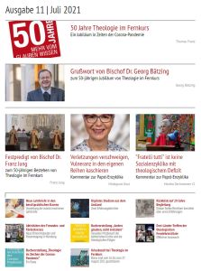 Die aktuelle Ausgabe des Magazins "Fernblick" von "Theologie im Fernkurs" ist online.