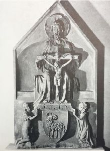 Stifterstein des Johannes von Steren in der Kapelle des Würzburger Bürgerspitals.