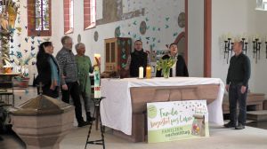 Bei der Aktion „Wundertüte Familie 3.0 – Familien – begeistert fürs Leben“ schalteten sich 74 Familien zum Livestream in die Wallfahrtskirche in Retzbach zu.