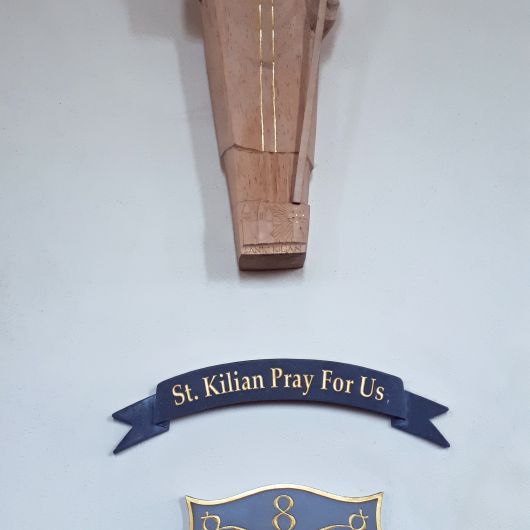 Das Reliquiar in der Saint Kilian's Church in Mullagh.