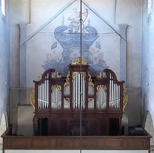 Die Orgel von Sankt Maria Magdalena in Münnerstadt.