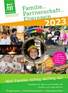 Der Familienbund der Katholiken im Bistum Würzburg hat eine Broschüre mit dem Jahresprogramm 2023 und vielen Hintergrundinformationen herausgebracht.
