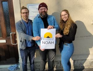 Das Team des neuen Housing-First-Projekts "NOAH" (von links): Adrian Jimenenz, Projektleiter Jan Bläsing und Sabine Märkle.