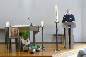 Pfarrer Stephan Schwab wurde als neuer Krankenhausseelsorger im Klinikum Aschaffenburg eingeführt.