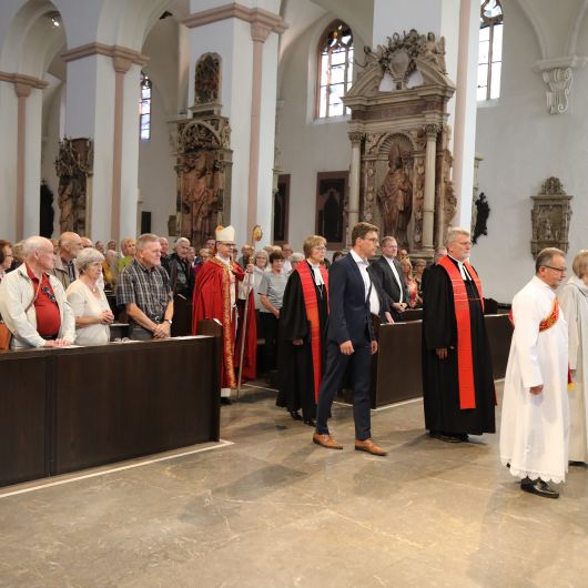 Ein ökumenischer Gottesdienst mit Vertretern von sechs christlichen Konfessionen wurde am Mittwochabend, 5. Juli, im Kiliansdom gefeiert. 