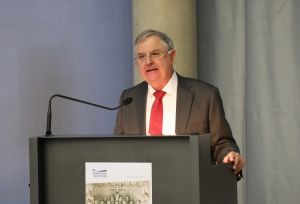 Vorsitzender Professor em. Dr. Wolfgang Weiß gab einen Überblick über die Forschungs- und Publikationstätigkeit des Würzburger Diözesangeschichtsvereins.