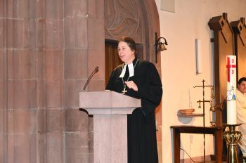 Beim ökumenischen Gottesdienst in der Marienkapelle predigte Oberkirchenrätin Dr. Uta Andrée von der Evangelisch-Lutherischen Kirche in Norddeutschland.