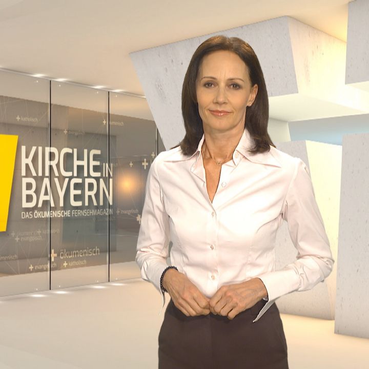 Christine Büttner moderiert das ökumenische Fernsehmagazin "Kirche in Bayern" am 7. April.