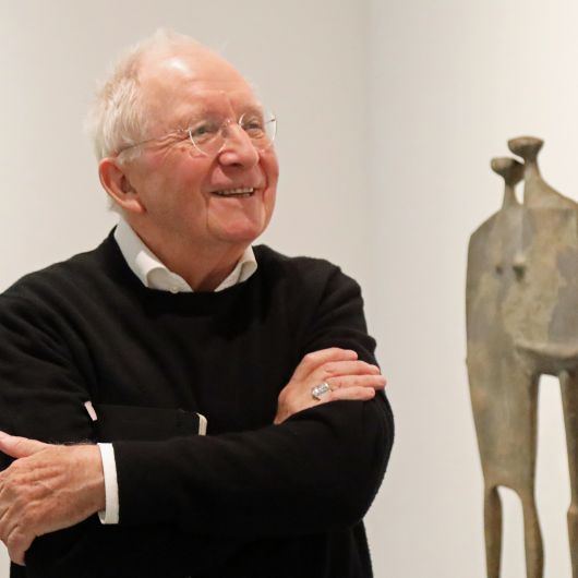 Weihbischof Ulrich Boom würdigte Fritz Koenig als einen "bedeutenden internationalen Bildhauer".