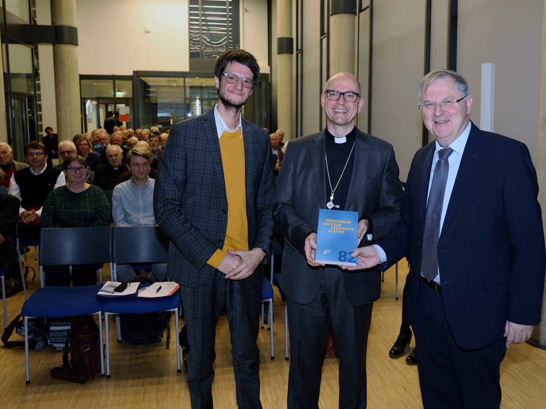 Dr. Janis Witowski, Bischof Dr. Franz Jung und Professor Dr. Wolfgang Weiß