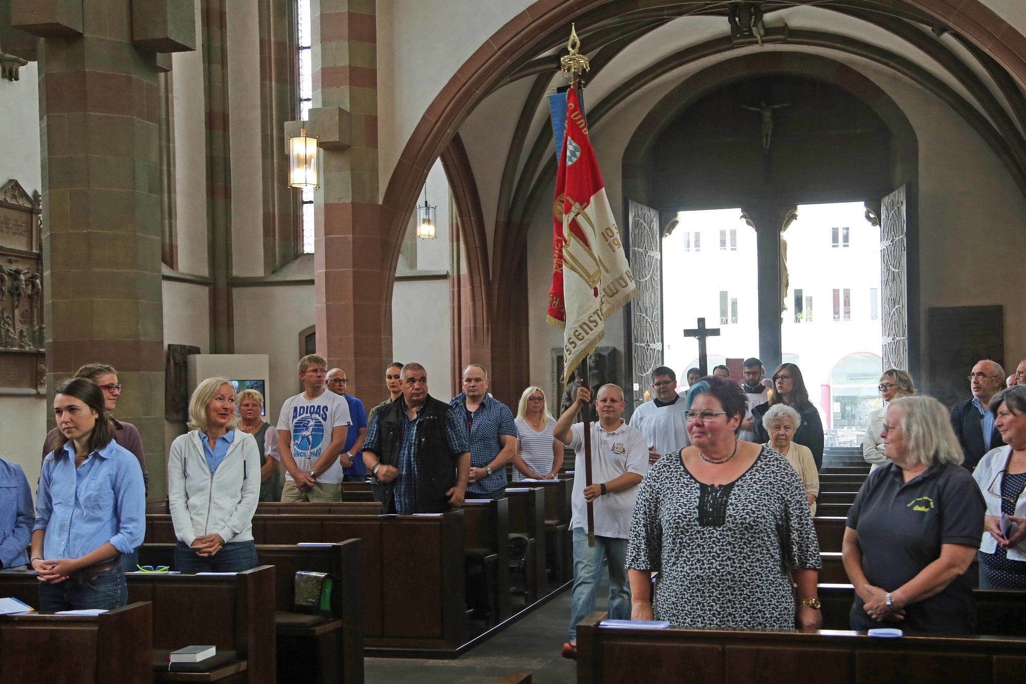 Kiliani 2017: Wallfahrt der Schausteller und Marktkaufleute am 12. Juli 2017 in der Marienkapelle
